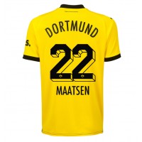 Borussia Dortmund Ian Maatsen #22 Replica Home Shirt 2023-24 Short Sleeve